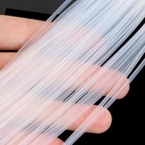 10M PTFE vamzdžių žarnos 3D spausdintuvo dalims Vamzdis J formos galvutės ID 0,3 mm 0,4 mm 0,56 mm 0,66 mm 1 mm 1,07 mm izoliuota žarna standus vamzdis transparent-0.56x0.86mm