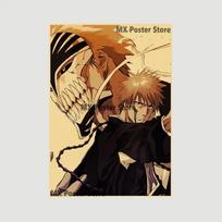 Japanese Anime Bleach Posters Aesthetic Vintage Kraft Paper Home Decor Mural Room Decoration Art Painting Gifts 30x21cm