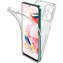 360 viso korpuso dėklas, skirtas Xiaomi 13T Redmi 13C 12C 10C Note 12S 4G 12 Pro Plus 11 11S 10 10S 10A 9 9C NFC A1 A2 Poco X5 Pro 5G dvipusis silikoninis dangtelis Xiaomi Mi 13 Pro gryna