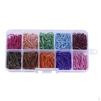 300Pcs Colorful Metal Gourd Pin/Calabash Pin/Safety Pins/Bulb Pin/Bead gray
