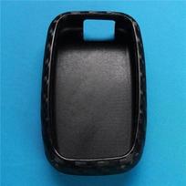 Anglies pluošto silikoninis automobilio raktų dangtelis, skirtas Hyundai Elantra Sonata Kia Forte Equus Genesis Veloster Optima Soul išmaniajam raktų pakabukui A gray