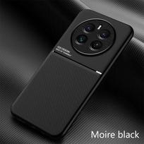 Skirta Realme 12 Pro Plus magnetinės tekstūros telefono dėklas Skirta Realme 12 Pro Plus 12 Plus minkšto silikono smūgiams atsparus apsauginis galinis dangtelis For Realme 12 Pro juoda