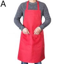 Unisex Vienspalvis Virtuvė Maisto gaminimas Reguliuojama prijuostė Restoranas Šefas Maisto gaminimo Seilinukas Išlaikykite švarą Klasikinis A