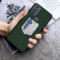 Attack on Titan telefono dėklas, skirtas Motorola Moto E32 E20 E40 G22 G52 G20 G30 G100 G60 G50 G10 GPure GStylus G9 One Action Macro Moto G Stylus 5G gray
