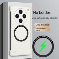 Skirtas VIVO X100 Ultra Magnetic for Magsafe berėmio kieto kompiuterio dangtelis, skirtas Vivo X100ultra X100S Pro X 100 belaidžio įkrovimo ploniems matiniams apsauginiams dėkliams For VIVO X100 balta