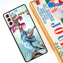 Jolyne Kujo Johnny Joestar Jojo Case For Samsung Galaxy S22 Ultra S8 S9 S10 Note 10 Plus Note 20 S21 Ultra S20 FE Cover Galaxy S8 gray
