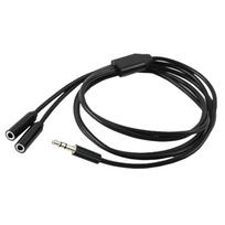 2 viename ausinių skirstytuvas 3,5 mm vyriškas/moteriškas ir 2 moteriškas/vyriškas ausinių skirstytuvas 2 prievadų ausinių adapteris išmaniesiems telefonams A
