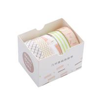 Card Lover 5 Rolls Basic Series žurnalas Spalvinga Washi Tape Scrapbooking Morandi Color Masking Tape Journaling Medžiaga A