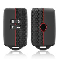 Automobilio rakto dėklas, skirtas Renault Koleos Kadjar Scenic Megane Sandero Espace Clio Captur Kangoo Laguna Talisman Twi priedai raudona