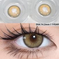 Eyeshare 2vnt Nauji madingi spalvoti kontaktiniai lęšiai tamsiai rudi lęšiai pilkai balti  deauty  lęšiai tamsiai žali lęšiai spalvoti makiažas mėlyni lęšiai