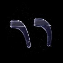 Vaikiški neslystantys silikoniniai ausų kabliukai, užtikrinantys akinių stabilumą Small, One pair balta