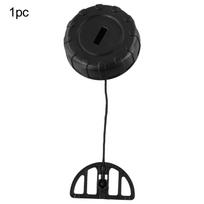 1/2 vnt. Kuro bako dangtelis Pjūklo atsarginis dujų dangtelis Aukštos kokybės alyvos dangtelis Pildymo dangtelis 1pcs black