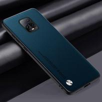 Prabangus PU odinis dėklas skirtas Xiaomi Redmi Note 9 Pro galinis dangtelis matinis silikoninis apsauginis telefono dėklas, skirtas Redmi Note 9S Note9 Pro For Redmi Note 9S žalia