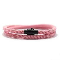 Paprasto stiliaus vyriškas virvės apyrankė Dvigubo sluoksnio išgyvenimo apyrankė Vyriški aksesuarai Dovana vaikinui Magnetinis užsegimas Pulsera Hombre Joias 20cm