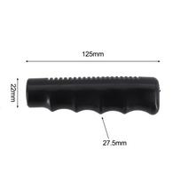 Guminė rankenos danga Saugus Atsparus oro sąlygoms Patogus 125 x 21mm black