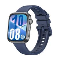 Silikoninis dirželis Huawei Watch Fit 4 4 Pro apyrankei Spalvingas sagties apyrankės apyrankė Huawei Watch Fit 3 dirželio priedai Huawei Watch Fit 3 vidurnakčio mėlyna spalva