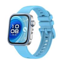 Silikoninis dirželis Huawei Watch Fit 4 4 Pro apyrankei Spalvingas sagties apyrankės apyrankė Huawei Watch Fit 3 dirželio priedai Huawei Watch Fit 3 dangaus mėlyna spalva