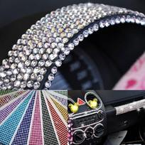 „Art Diamond“ lipdukai „Beauty s“ cirkonio akmenys, automobilių dekoro lipdukai, stiliaus priedai rožinė