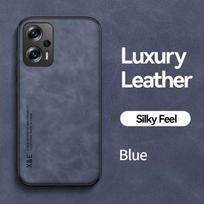 Skirta Xiaomi Poco X4 GT 5G dėklas Prabangus automobilinis magnetinis laikiklis Telefonų dėklas Poko Little X4GT X 4 GT 5G minkšto rėmelio odinė galinė dangtelis For Poco X4 GT 5G mėlyna