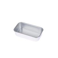 1 vnt. kvadratinės formos kepimo įrankis aliuminio lydinio nelipnus duonos sūrio pyrago skrebučio forma „pasidaryk pats“ virtuvės kepimo pyrago forma 113x63x32mm white