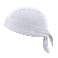 Kvėpuojantis tinklelio pamušalas Sportinė galvos skara Juosta ant galvos Bandana Kepurė Dviratininkams Bėgikams Sportininkams Reguliuojamo dizaino Kepurė Laukiantiems balta