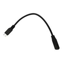 Mini USB iki 3,5 mm mikrofono mikrofono adapterio laidas, skirtas Gopro HD Hero 1 2 3 3+ 4 kamerai