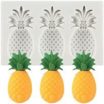 Pineapple Silicone Molds Mini Fruit Fondant Mold Cake Decorating Tools Cupcake Topper Chocolate Candy Craft Gum Paste Polymer Clay pilka spalva