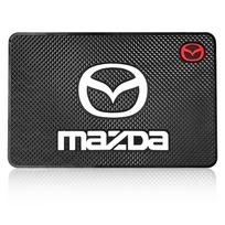 1 vnt. automobilio neslystančių kilimėlių, prietaisų skydelio telefono laikiklio, lipnių kilimėlių, priedų, skirtų „Mazda 3 6 CX5 2 CX3 CX9 RX8“, „Axela Demio MS CX5 2“, „Axela Demio MS GH BK MP“. juoda