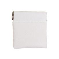 Snap Closure Pouch Faux Leather Portable Coin Purse Mini Cosmetic Bag Organizer for Lipstick Jewelry Earphones Cables Storage Small balta