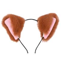 Pliušinė katės ausų lankelis Cosplay ir Anime kostiumams 1 piece