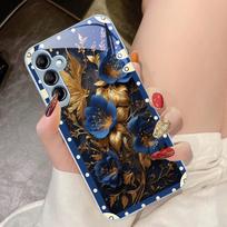 Dėžutė Rožinės Gėlės Samsung Galaxy A14 4G 20 30 52 20S 21S 22 A32 33 34 42 50 51 53 54 70 71 72 73 5G Stiklinis Telefono dėklas For Samsung A72 4G