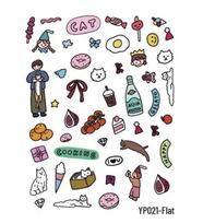 Trendy Ins-Style Cute Dopamine Nail Art & Phone Decorative Stickers YP021