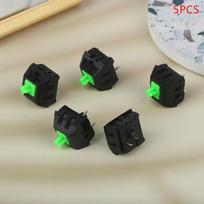 Žali RGB jungikliai Razer Blackwidow Chroma žaidimų mechaninei klaviatūrai ir kitiems su 4 kontaktų LED jungikliu žalia