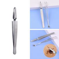 Erkių šalinimo įrankis Nešiojamas rinktuvas Šalinimo priemonė Naminių gyvūnėlių priežiūros įrankiai Reikmenys Tick Remover PVC Bag