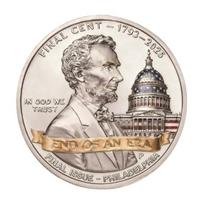 Galutinis centas Tribute Memorialinis moneta Pabaigos epochos centas Atminimo moneta 3D graviruota Neapleidžiama iššūkio moneta Simbolinis galutinis centas Atminimas 1pc