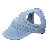 Summer Outdoor Cat Dog Visor Hat Sun Cap Ear Holes Pet Baseball Hat S juoda
