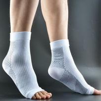 2PCS Foot Anti-Fatigue Compression Socks Ankle Support Sleeve Circulation Relief Pain Sport Running Yoga Socks S/M balta