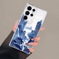 Case for Samsung Galaxy S26 S24 S21 S25 Edge S20 Plus S23 Ultra Note 20 Ultra 10 S22 FE Phone Cover Mountains Waters Art Galaxy S23