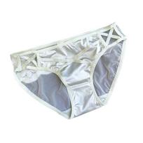 Yousheng Women's Sexy Sheer Mesh Underwear Seamless Low Rise See Through Panties Soft Stretchy Breathable Briefs žalia