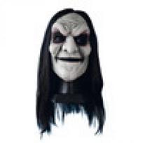 Halloween mask, latex headgear, ghost festival horror mask, masquerade horror zombie long hair mask, zombie 40734