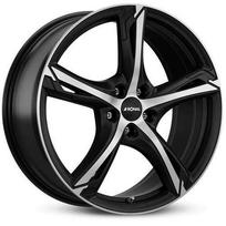Ratlankis RONAL R62 JBF R18x7.5 5x100 ET 35 CB 68 (Jet Black Matte Front Polished)
