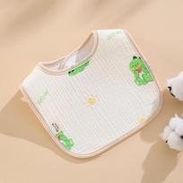Waterproof U-Shaped Baby Bibs for Newborns - Pure Cotton Gauze Saliva Towel for Boys and Girls