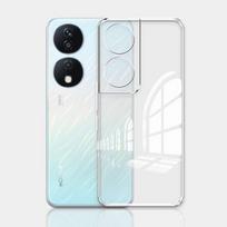 For Honor 90 išmanusis dėklas Skaidrus minkšto silikono telefono dėklas For Honor90Smart CLK-NX1 Skaidrus smūgiams atsparus Coque ant Honor 90Smart Funda Honor 90 Smart gryna