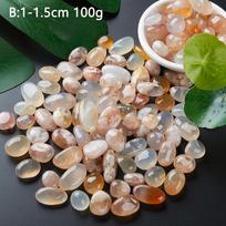 Natural Mixed Agate Stone Tumbled Stones Pebble Fish Tank Decoration Flowerpot Succulent Stones Landscape Home Decor MIT B