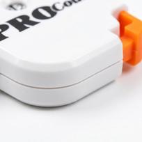 1/2pcs Dial Reset Scorekeeper Clicker 1-99 Counting Putt Tally Counter  Match Scoring White-Orange