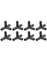 Reliable 4Way PVC Connectors Perfect for Greenhouse Construction Needs 8mm