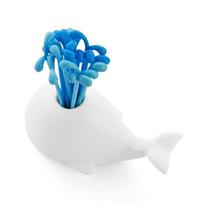 Charming Whale-themed Kitchen Utensil Set With 16 Colorful Fruit Vegetable Forks