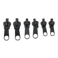 6pcs Universal Zipper Repair Kit Instant Zipper Repair Replacement Zippers Sliding Teeth Rescue Zipper for DIY Sewing Supplies