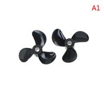 3 mentys 4 mm RC valties trijų mentų sraigtas Nailoninis valties sraigtas teigiamos ir atbulinės eigos sriegis Didelio stiprumo D28/32/36/40/44/48mm