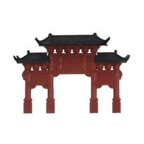 Mini Arkos Statula Senovinio Pastato Modelis Japoniško Sodo Dekoras Akvariumo Dekoras Mini Memorialinis Arkos Vartas Miniatiūriniai Akvariumo Dekorai one size